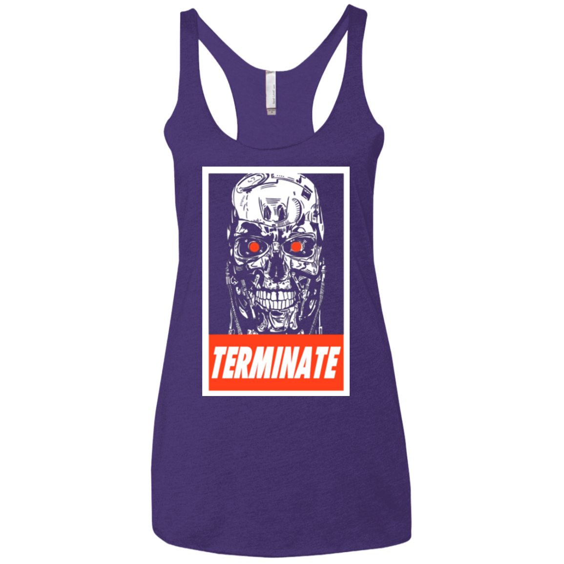 Terminate Women's Triblend Racerback Tank