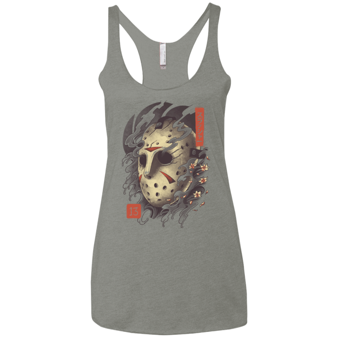 Oni Jason Mask Women's Triblend Racerback Tank