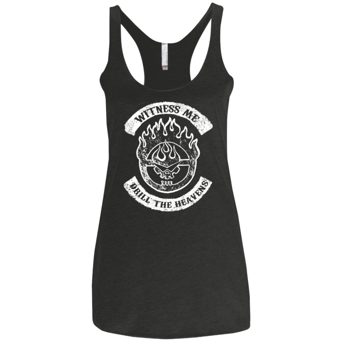 Witness Me Black Women's Triblend Racerback Tank