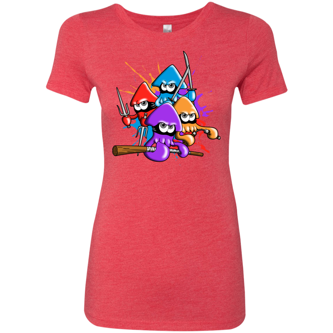 Teenage Mutant Ninja Squids Women's Triblend T-Shirt