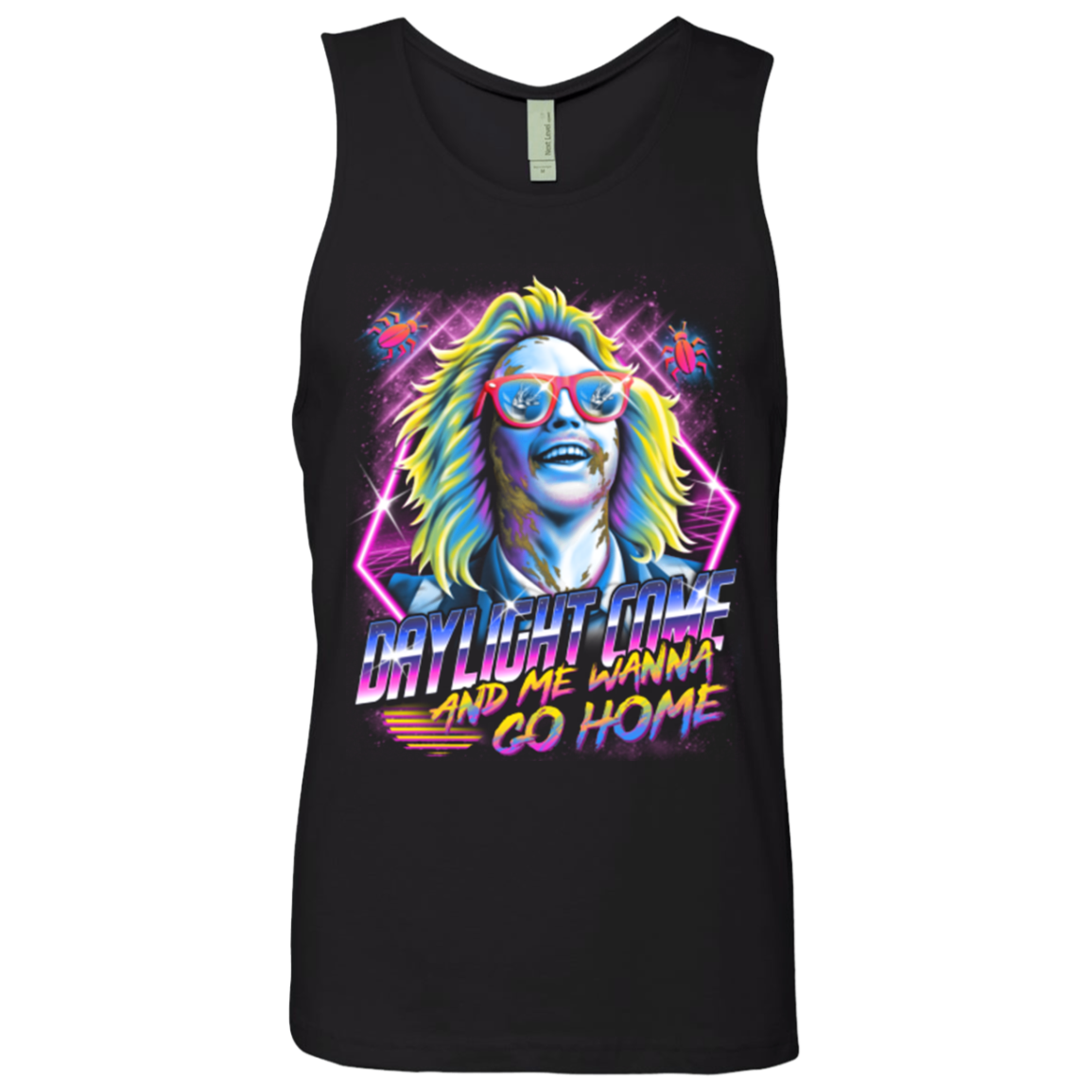 Beetlejuice 80s Nostalgia Men's Premium Tank Top
