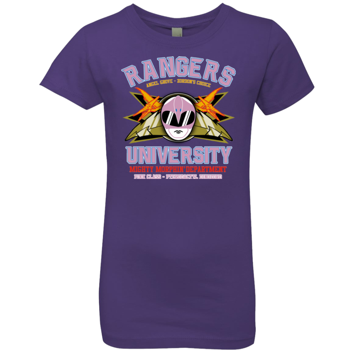 Rangers U Pink Ranger Girls Premium T-Shirt