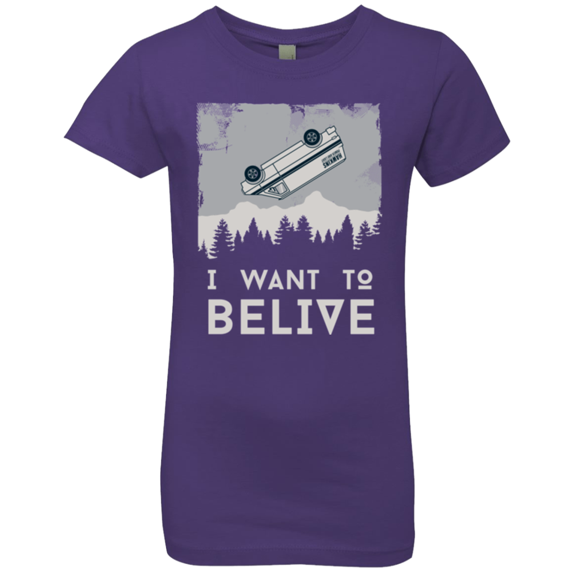 I Want to Believe Girls Premium T-Shirt