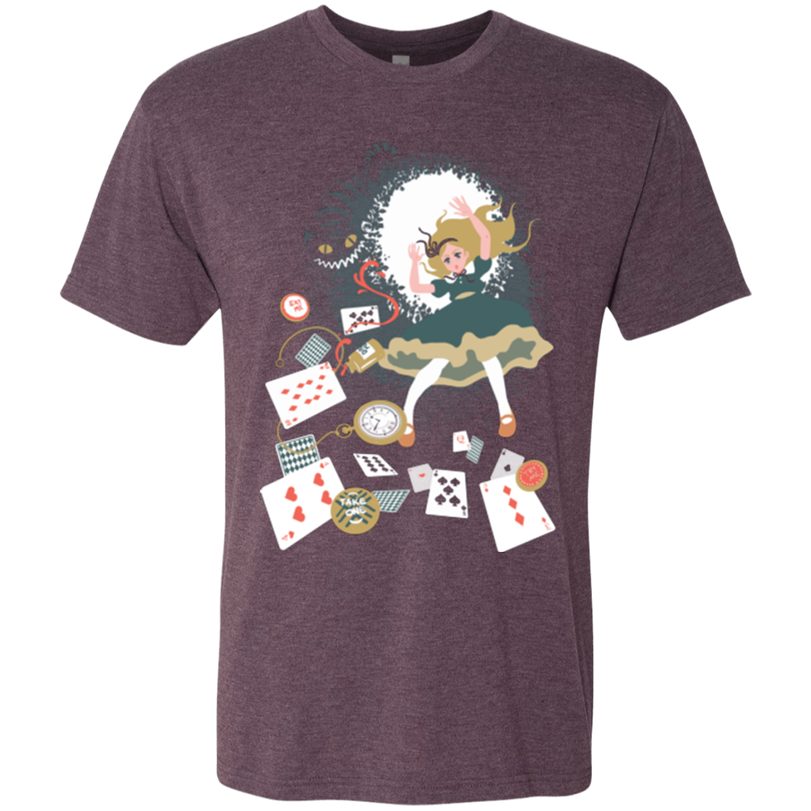 Down the rabbit hole Men's Triblend T-Shirt