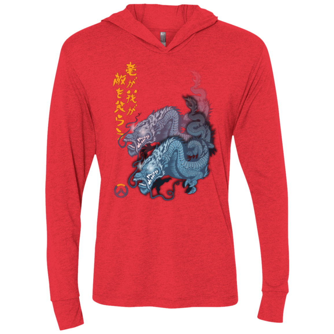 Hanzo Triblend Long Sleeve Hoodie Tee