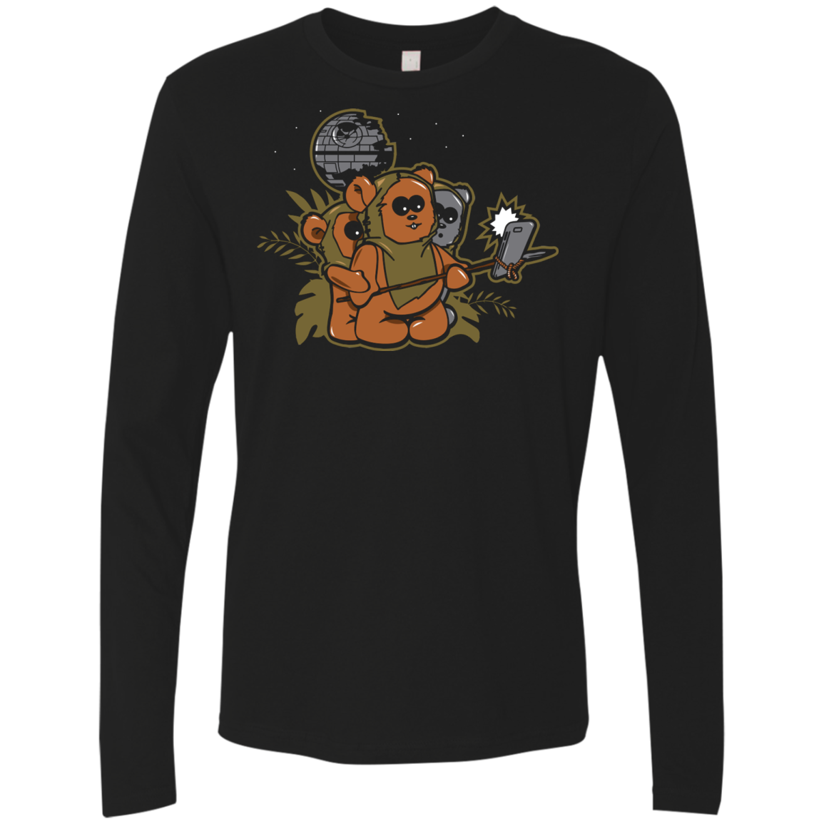 Ewok Selfie Men's Premium Long Sleeve