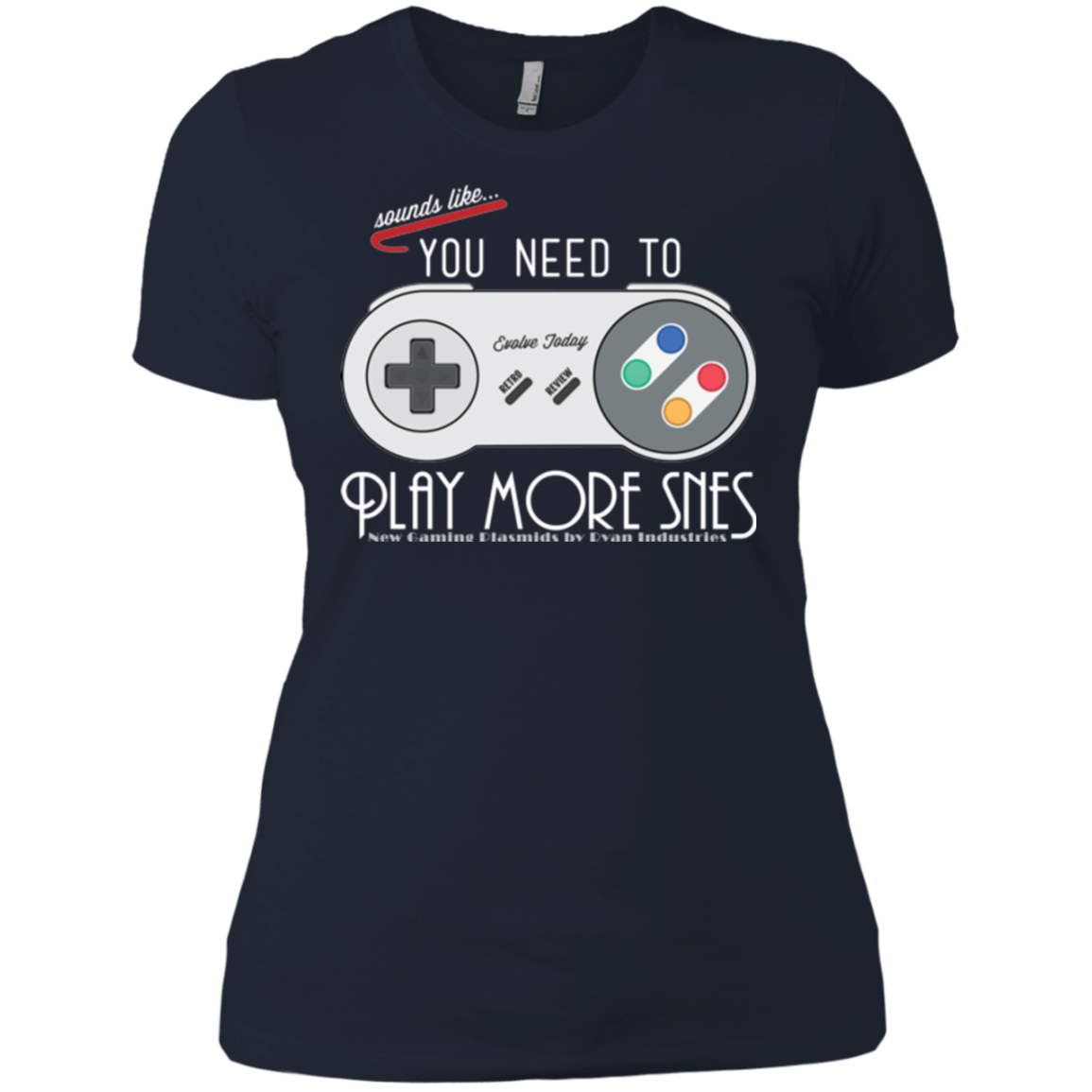 Evolve Today! Play More SNES Women's Premium T-Shirt