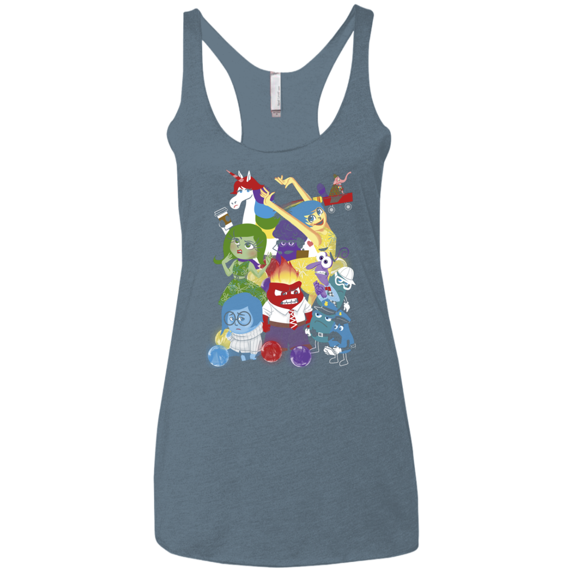 More than a feeling Women's Triblend Racerback Tank
