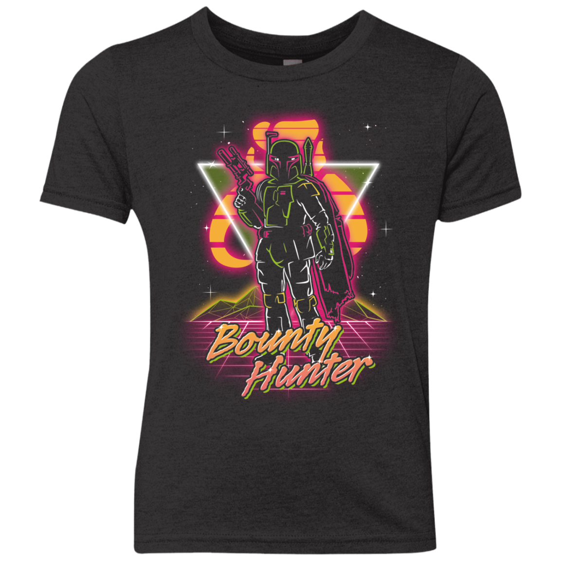 Retro Bounty Hunter Youth Triblend T-Shirt