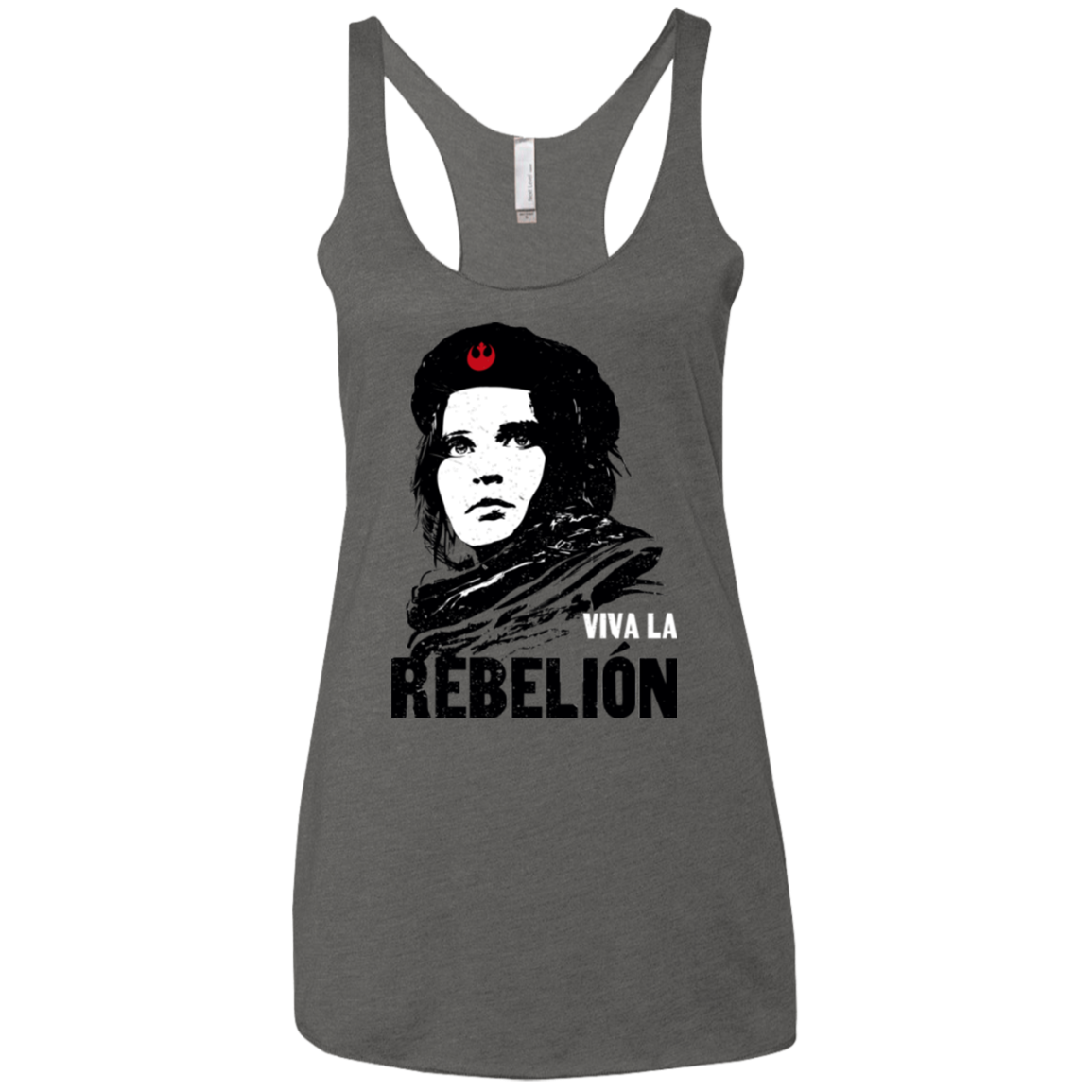 Viva la Rebelion Women's Triblend Racerback Tank