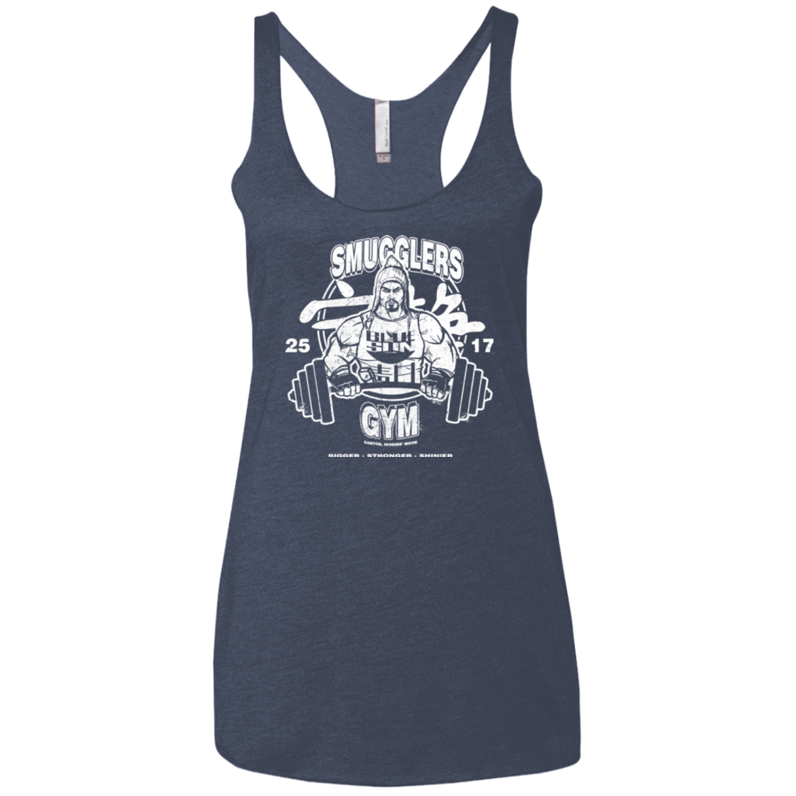 Smugglers Gym Women's Triblend Racerback Tank