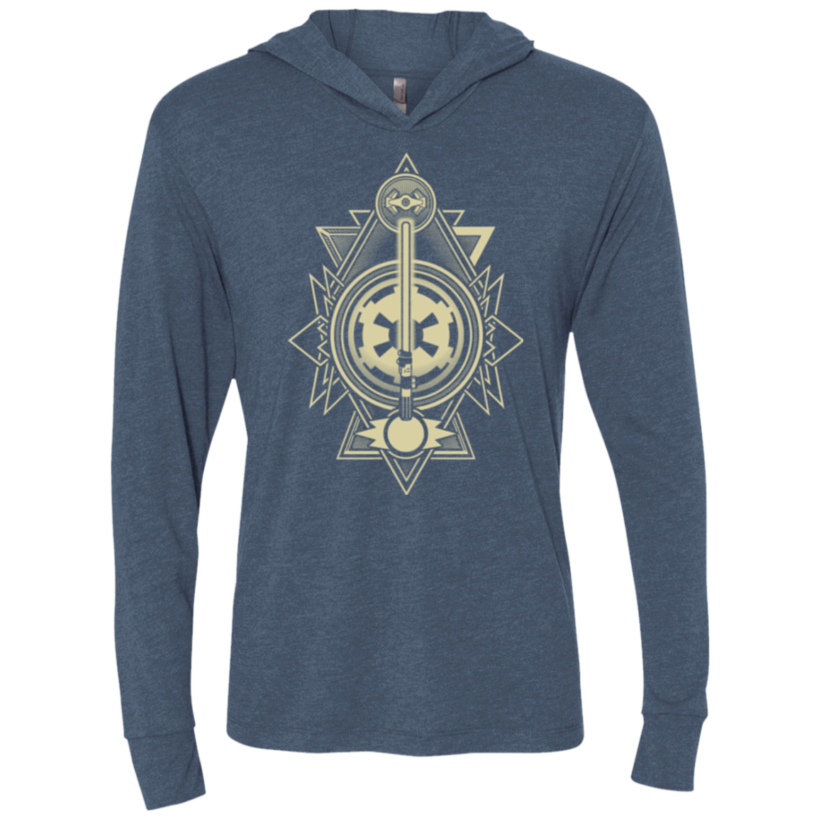 Empire Association Triblend Long Sleeve Hoodie Tee