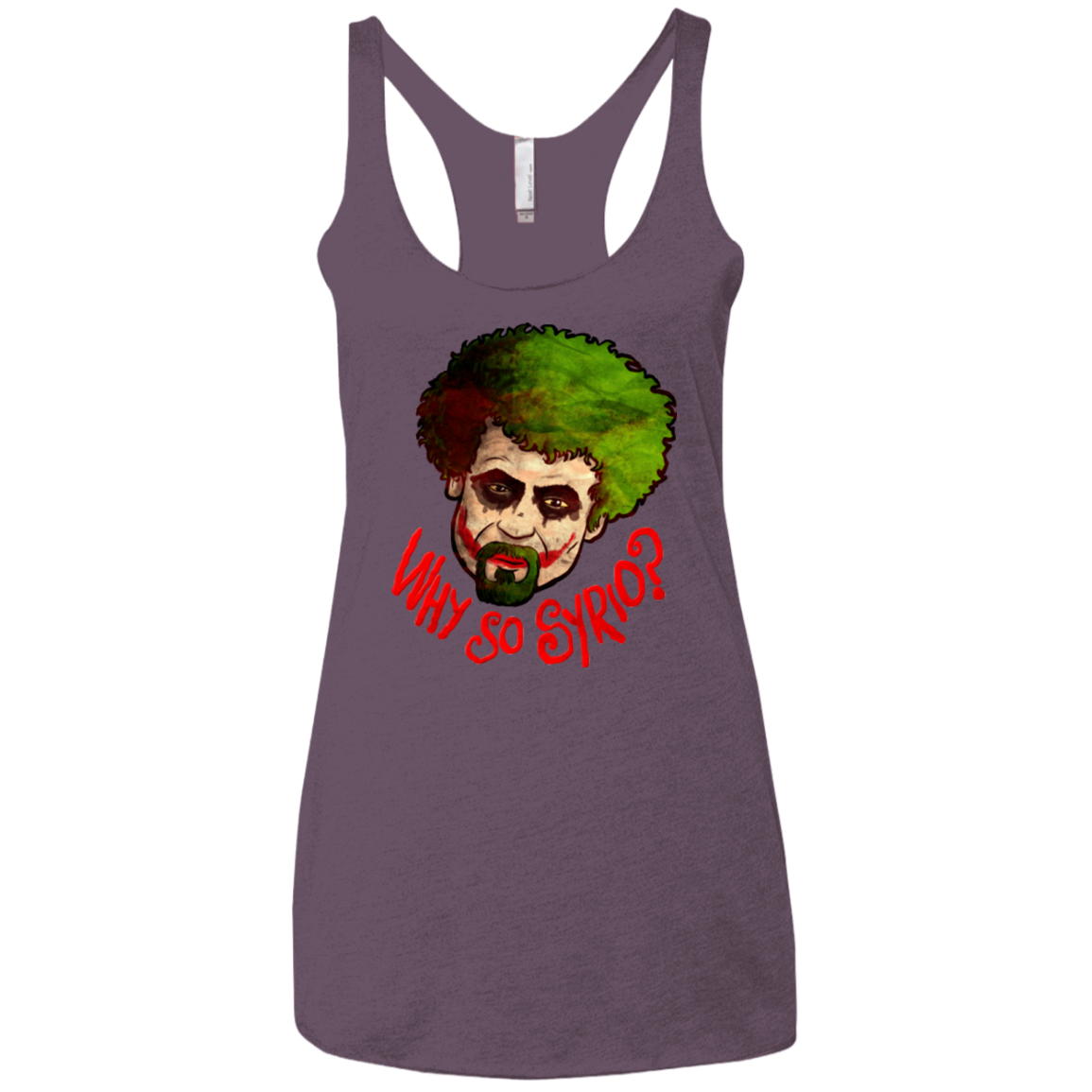 Why So Syrio Women's Triblend Racerback Tank