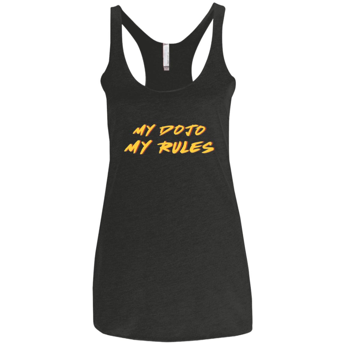 MY DOJO Women's Triblend Racerback Tank
