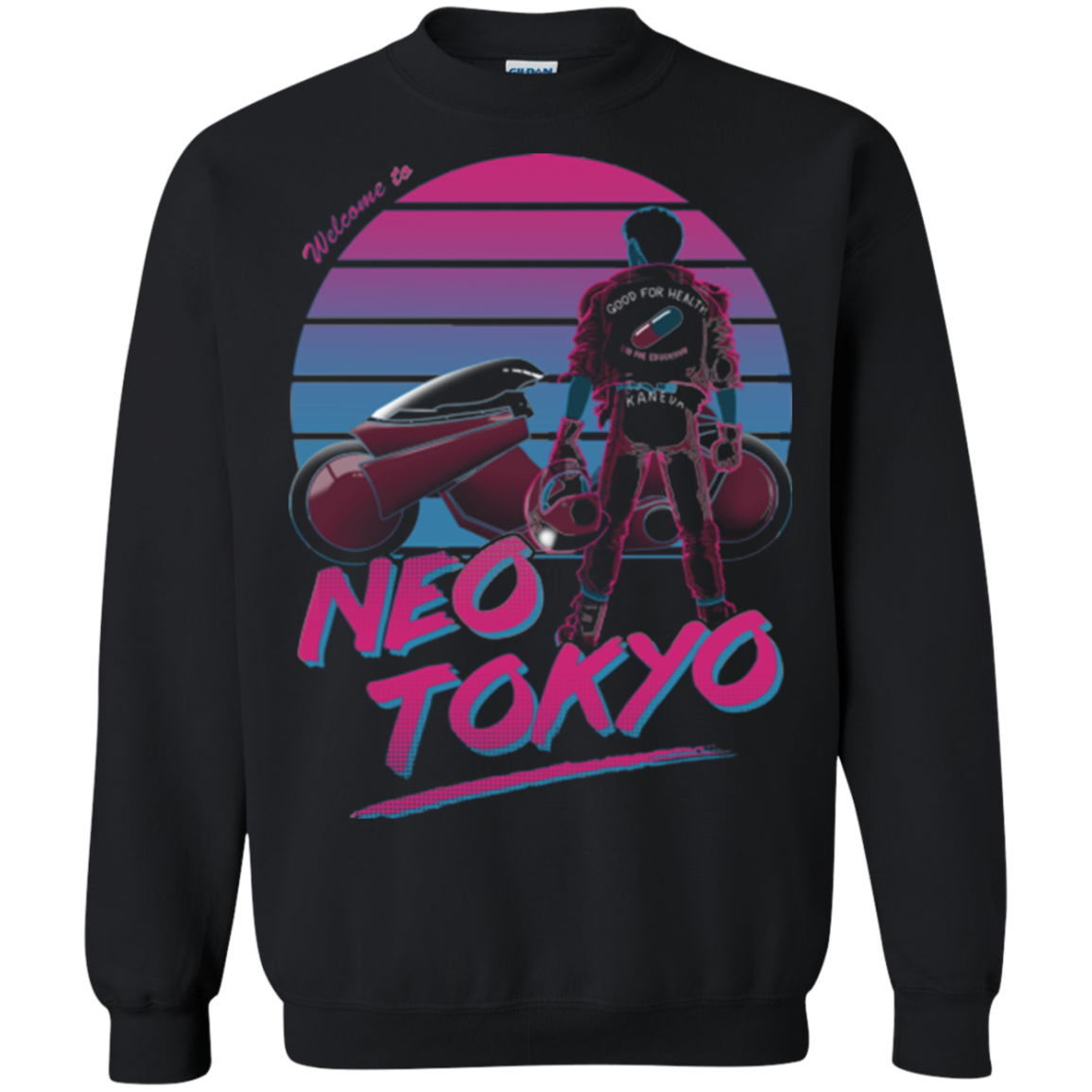 Welcome to Neo Tokyo Crewneck Sweatshirt