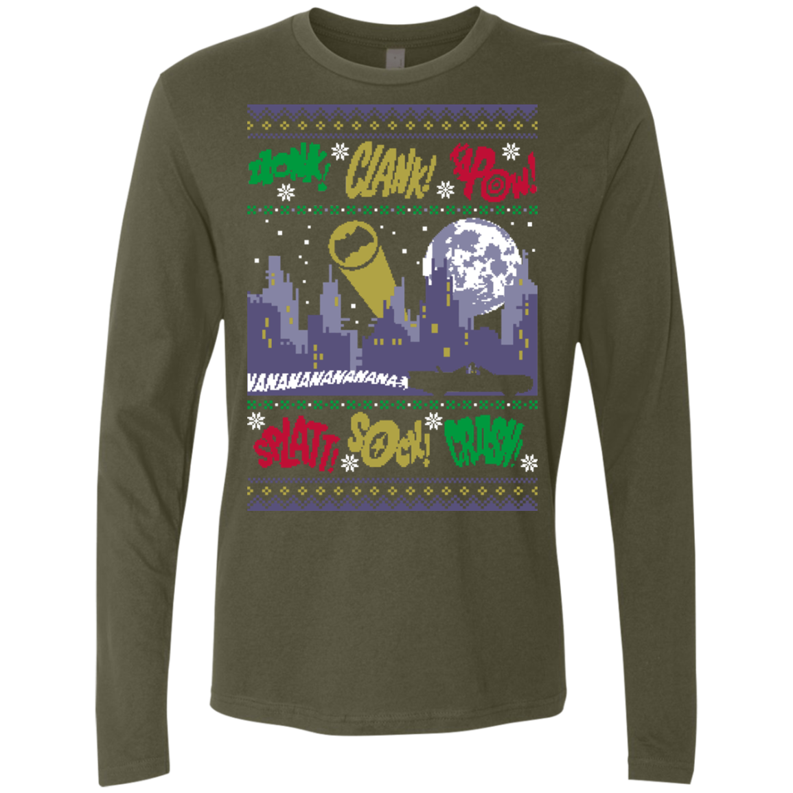 UGLY BATMAN Men's Premium Long Sleeve