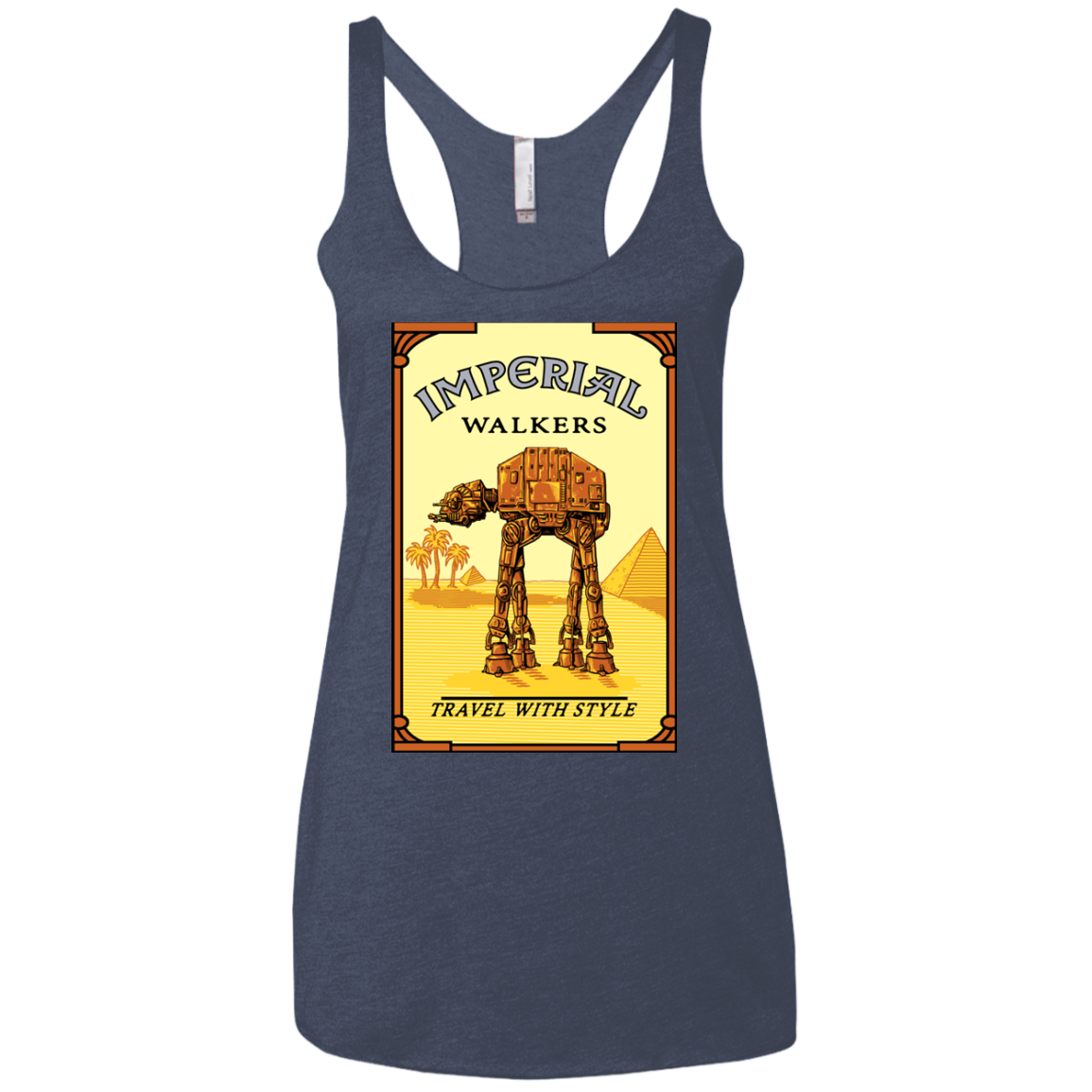Walk Like An Egyptian Women's Triblend Racerback Tank