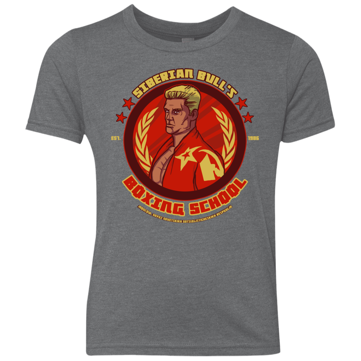 Siberian Bull Youth Triblend T-Shirt