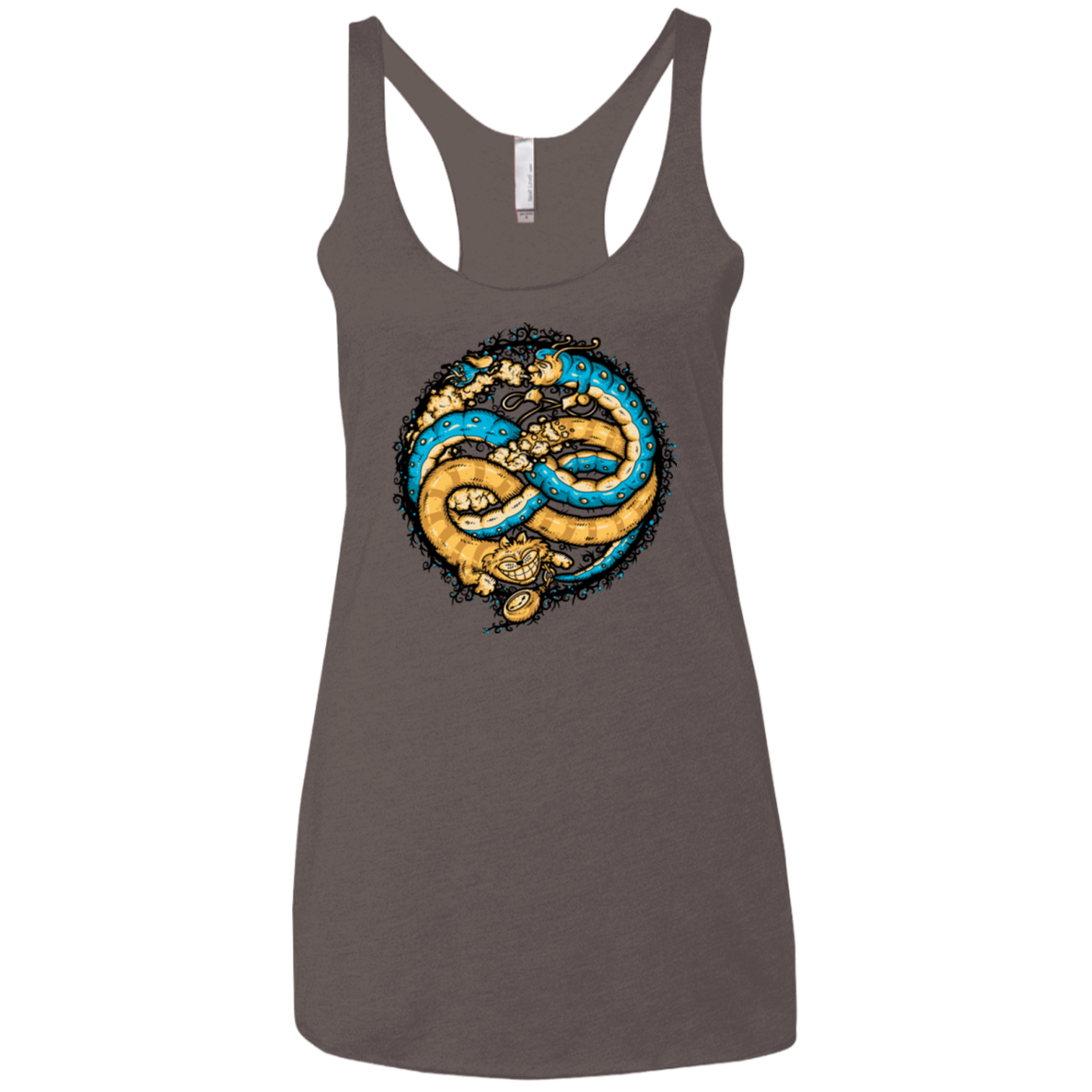 NEVERENDING WONDERLAND Women's Triblend Racerback Tank