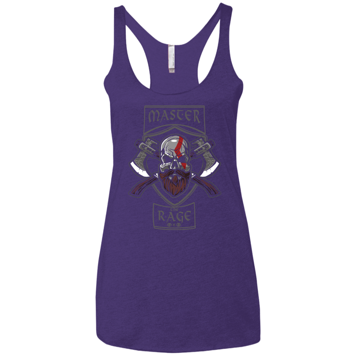 Master The Rage Women's Triblend Racerback Tank