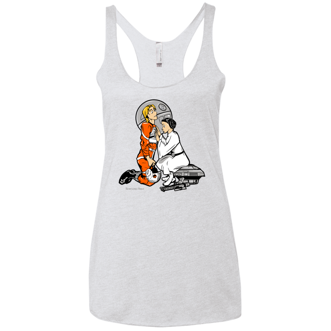 Rebellion Hero Women's Triblend Racerback Tank
