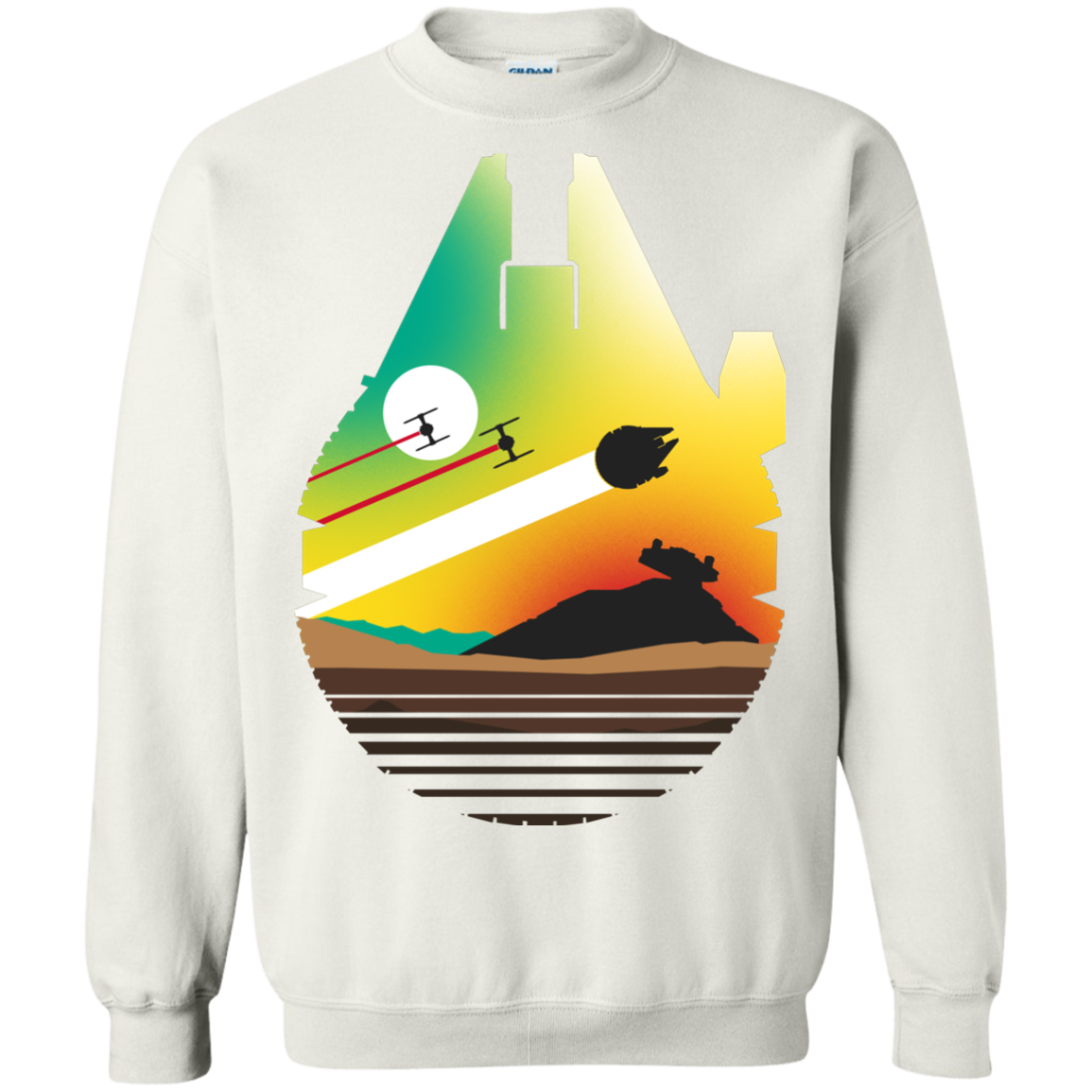 Escape from Desert Planet Crewneck Sweatshirt