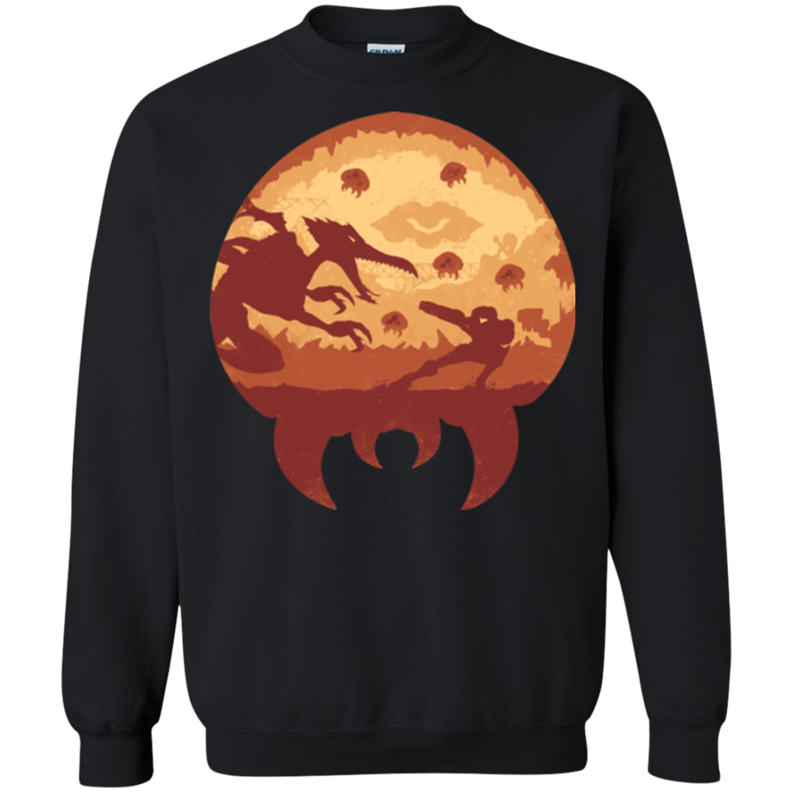 Escape from Zebes Crewneck Sweatshirt