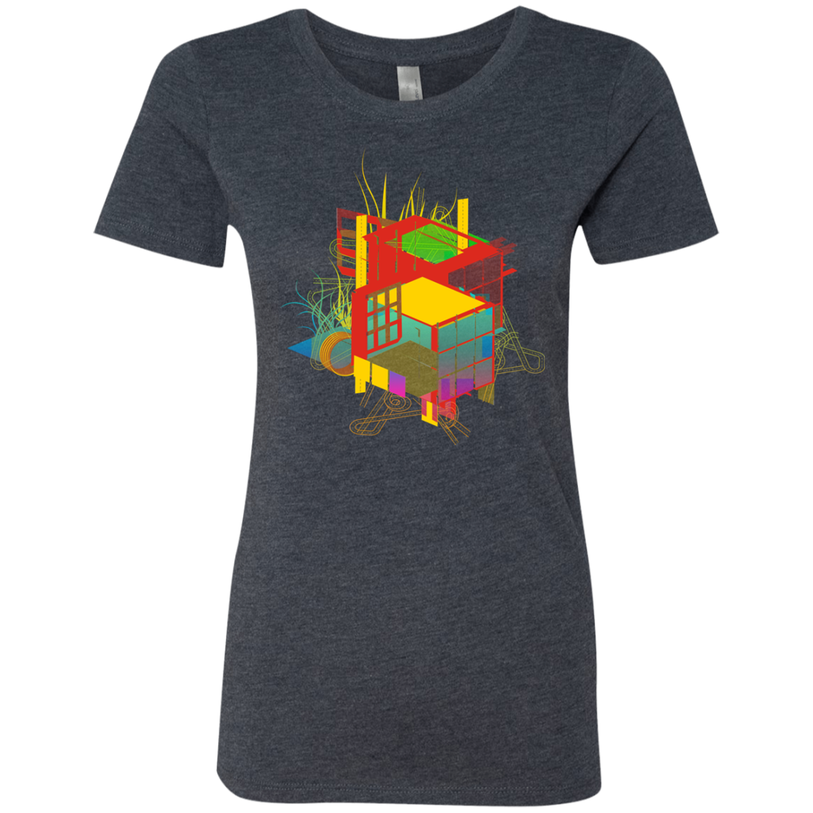 Rubik's Building Women's Triblend T-Shirt