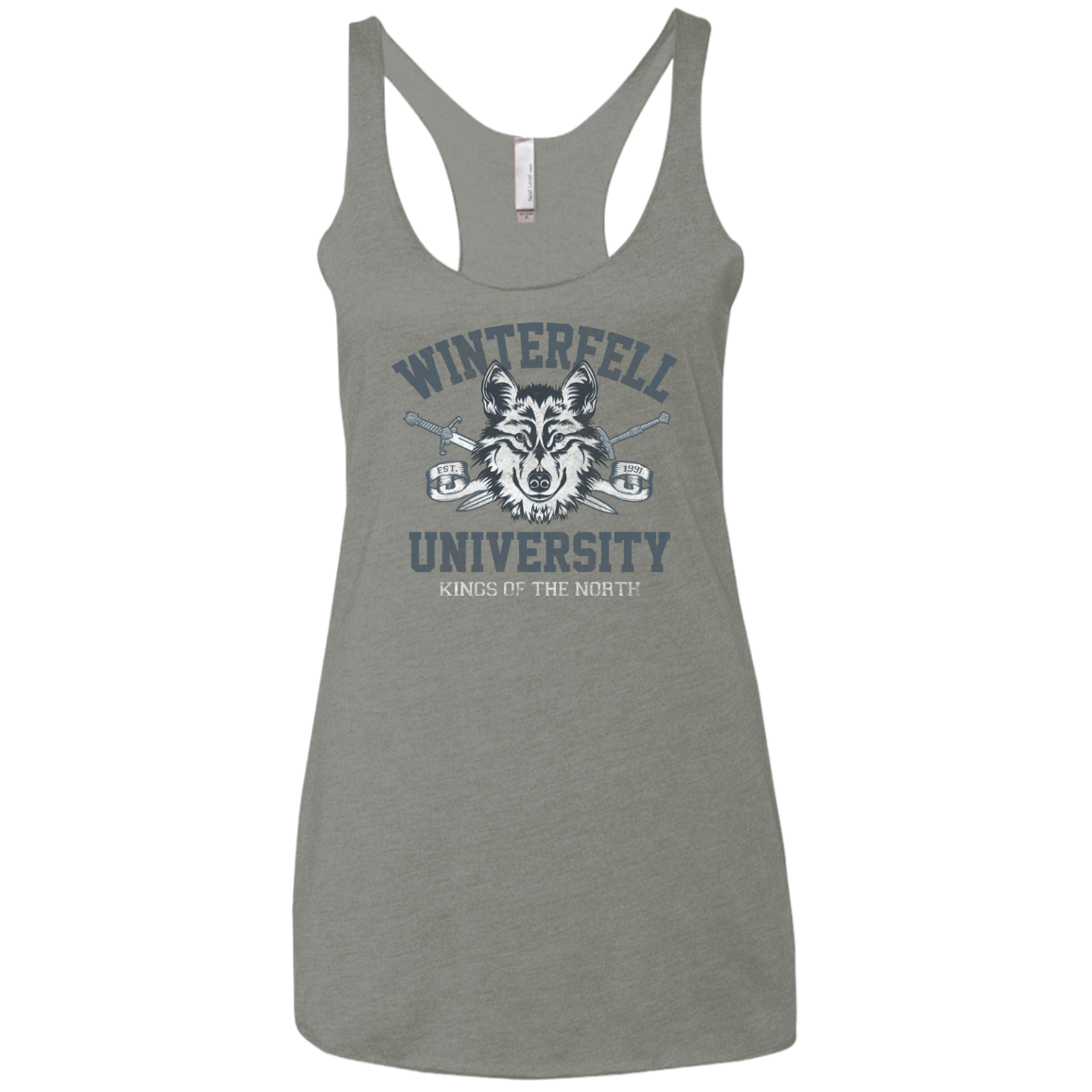 Winterfell U Women's Triblend Racerback Tank