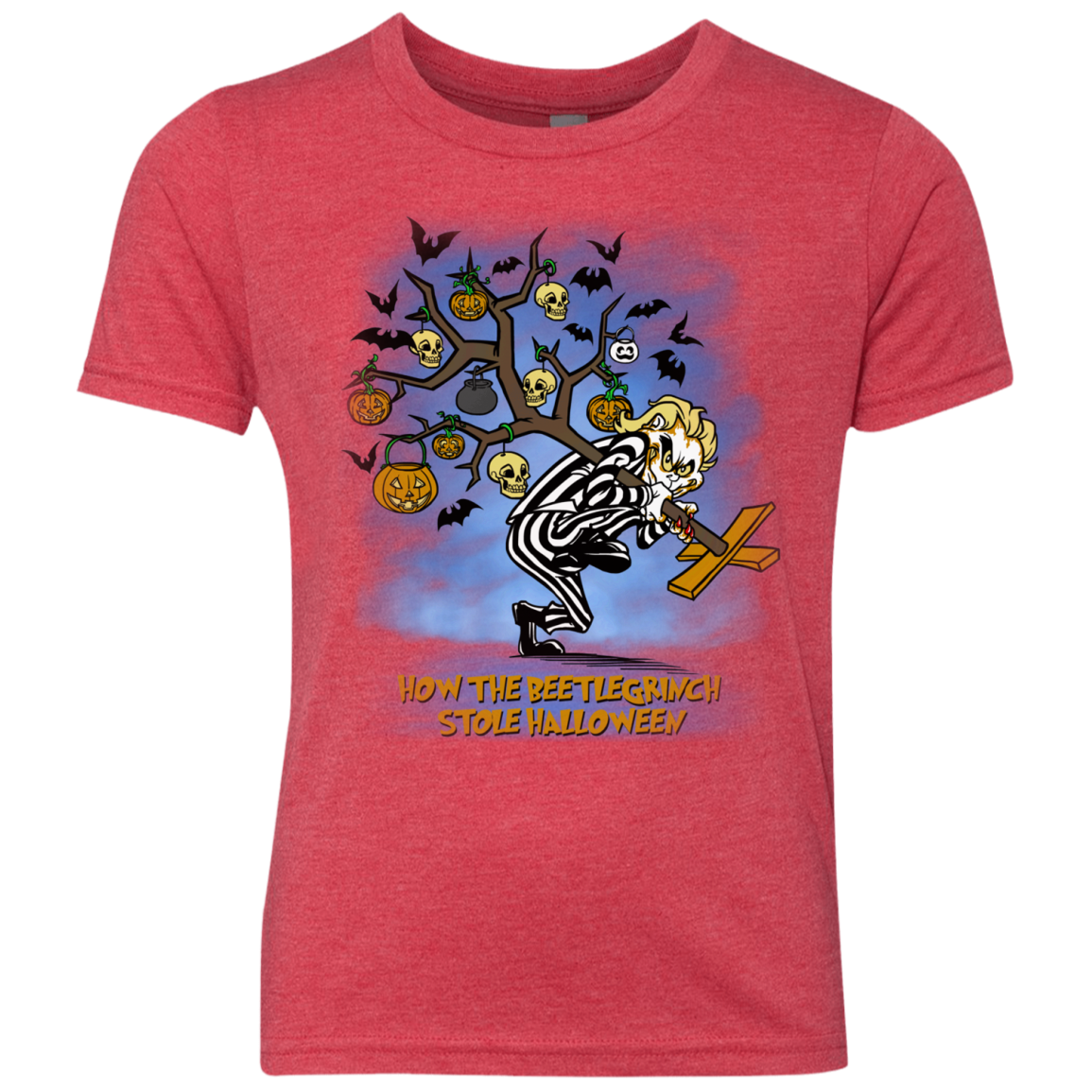 Beetlegrinch Youth Triblend T-Shirt