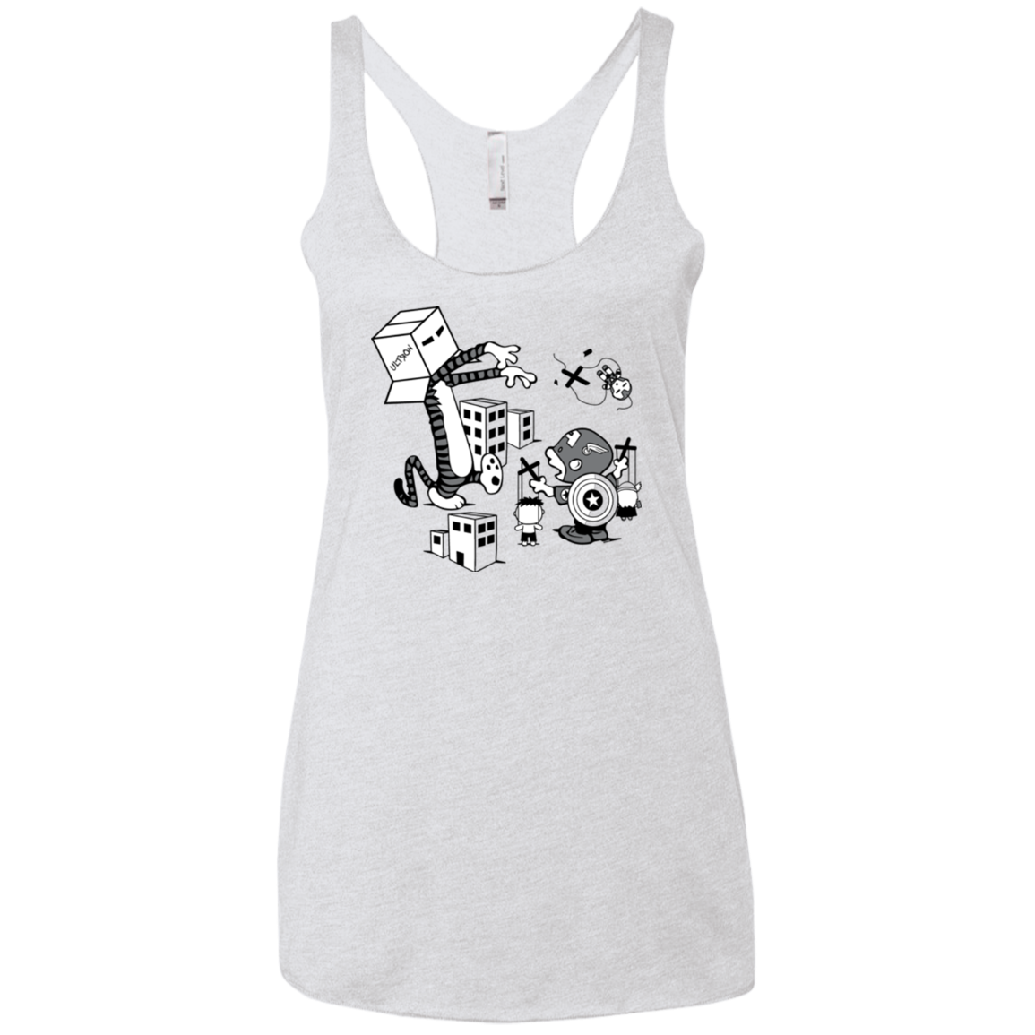 No Strings Attached Women's Triblend Racerback Tank