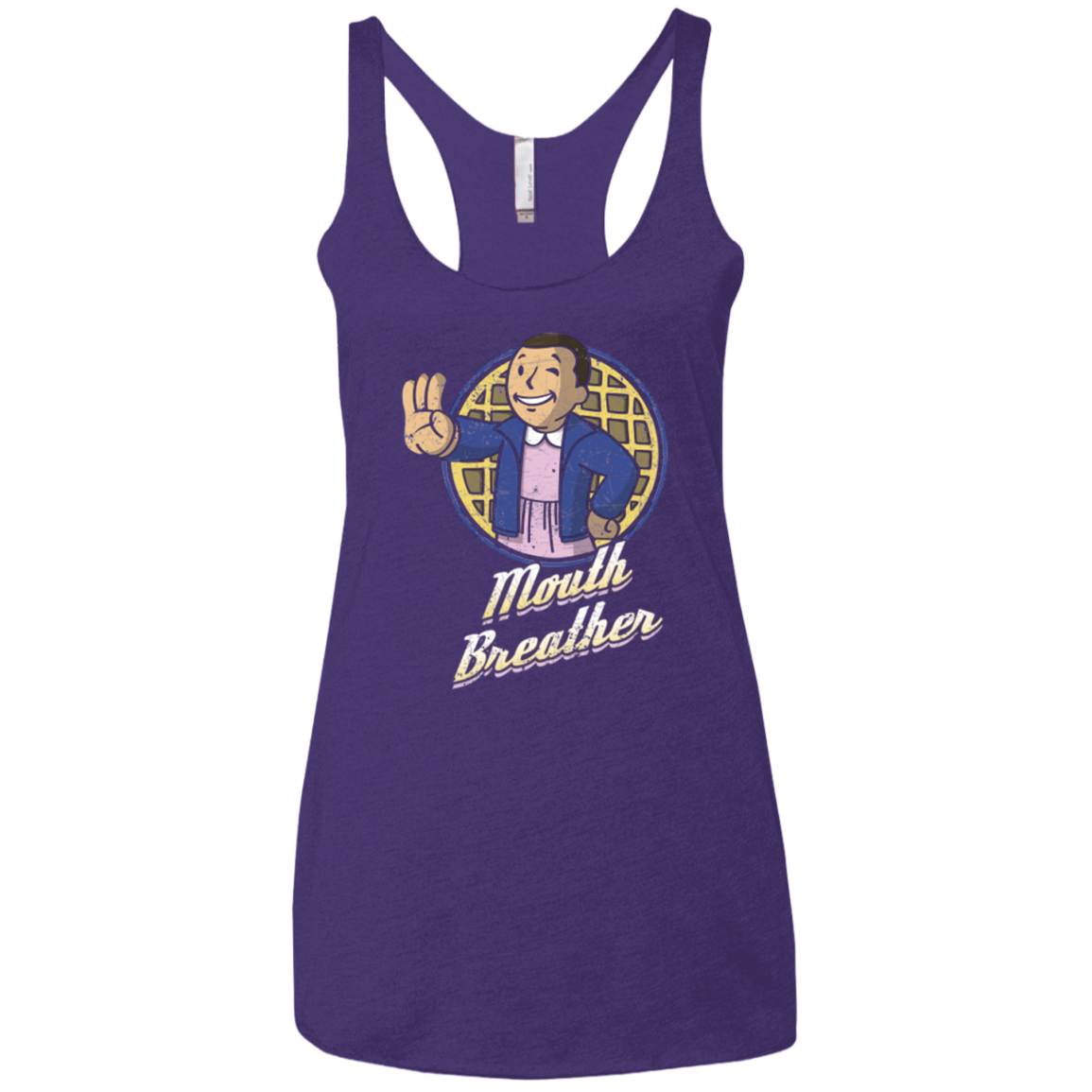 Mouth Breather Women's Triblend Racerback Tank