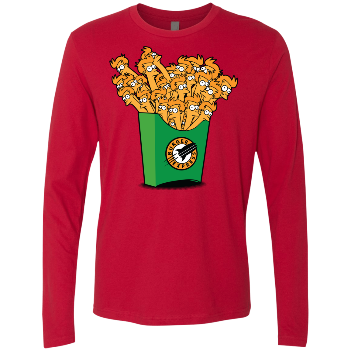 Box of Fries Men's Premium Long Sleeve