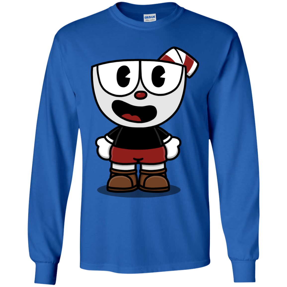 Hello Cuphead Youth Long Sleeve T-Shirt