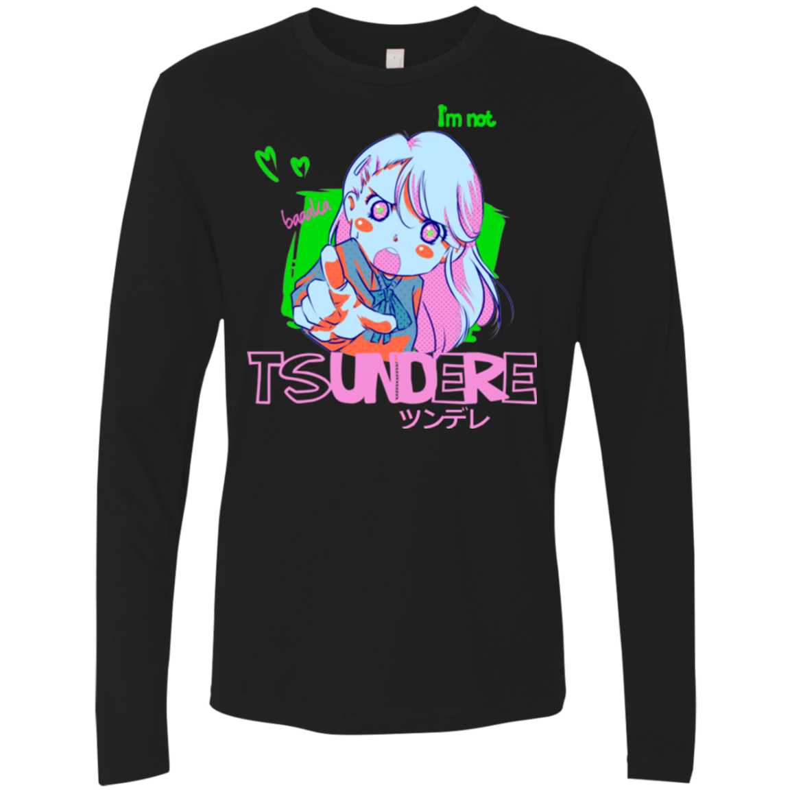 Tsundere Men's Premium Long Sleeve