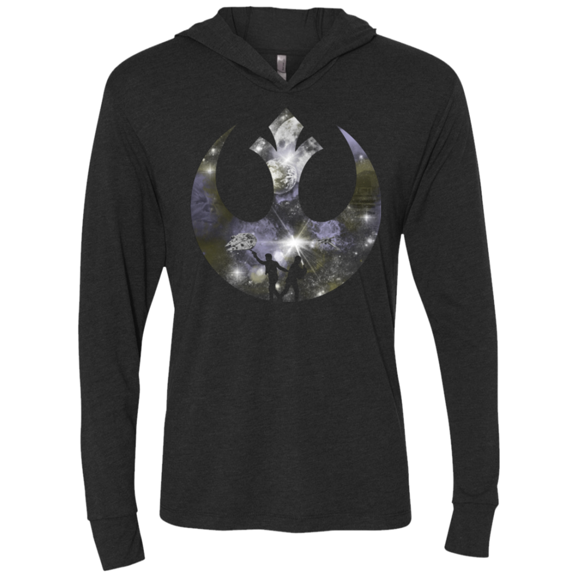Rise of The Alliance Triblend Long Sleeve Hoodie Tee