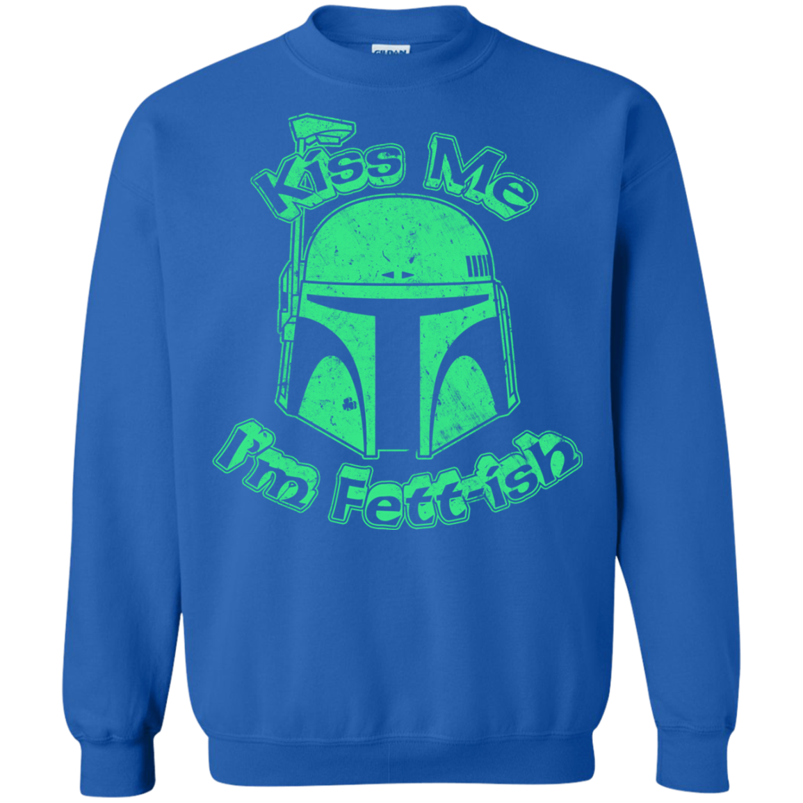 Kiss Me Im Fettish Crewneck Sweatshirt