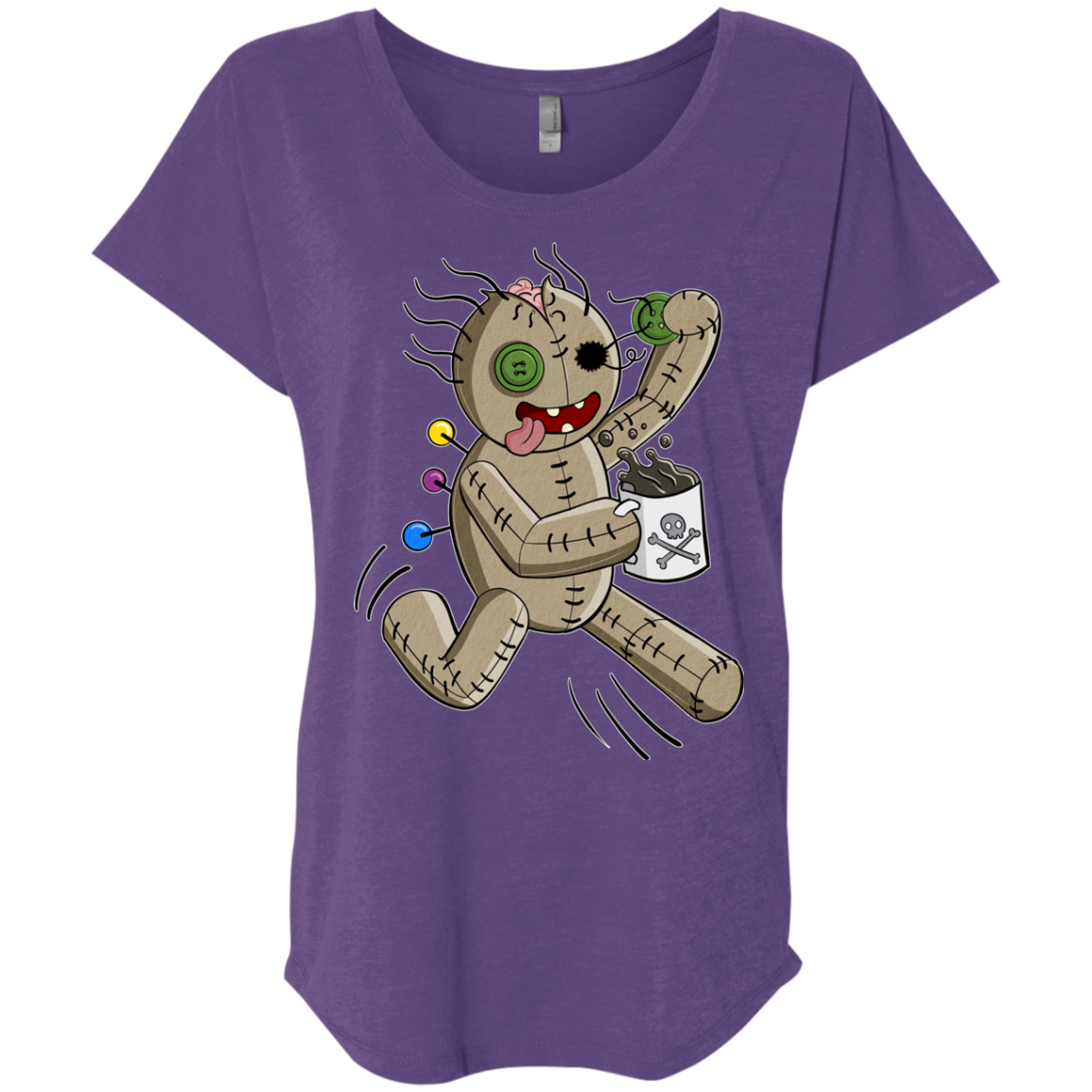 Voodoo Coffee Runner Triblend Dolman Sleeve