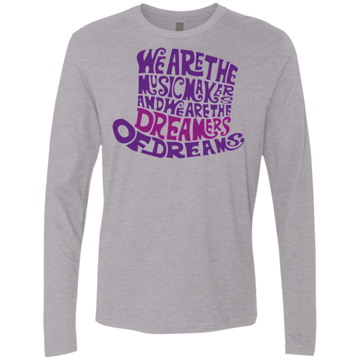 Wonka Purple Men's Premium Long Sleeve