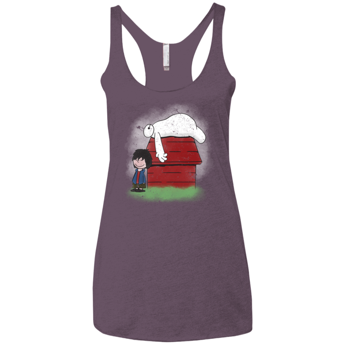 Big Peanut 6 Women's Triblend Racerback Tank