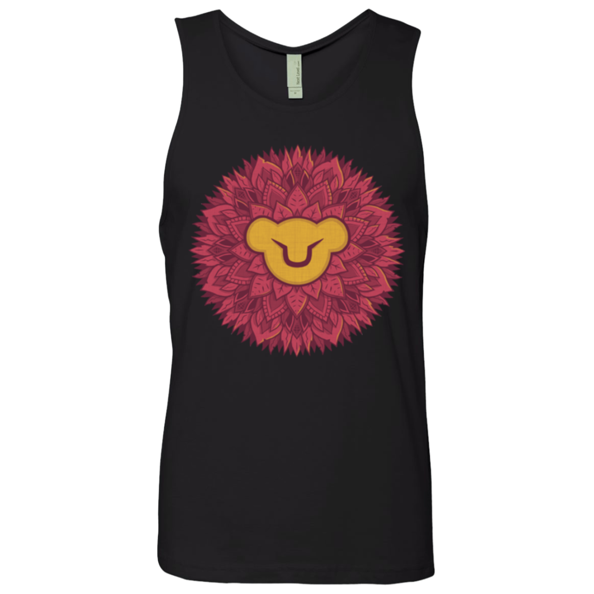 Leaf Mane Mandala Men's Premium Tank Top