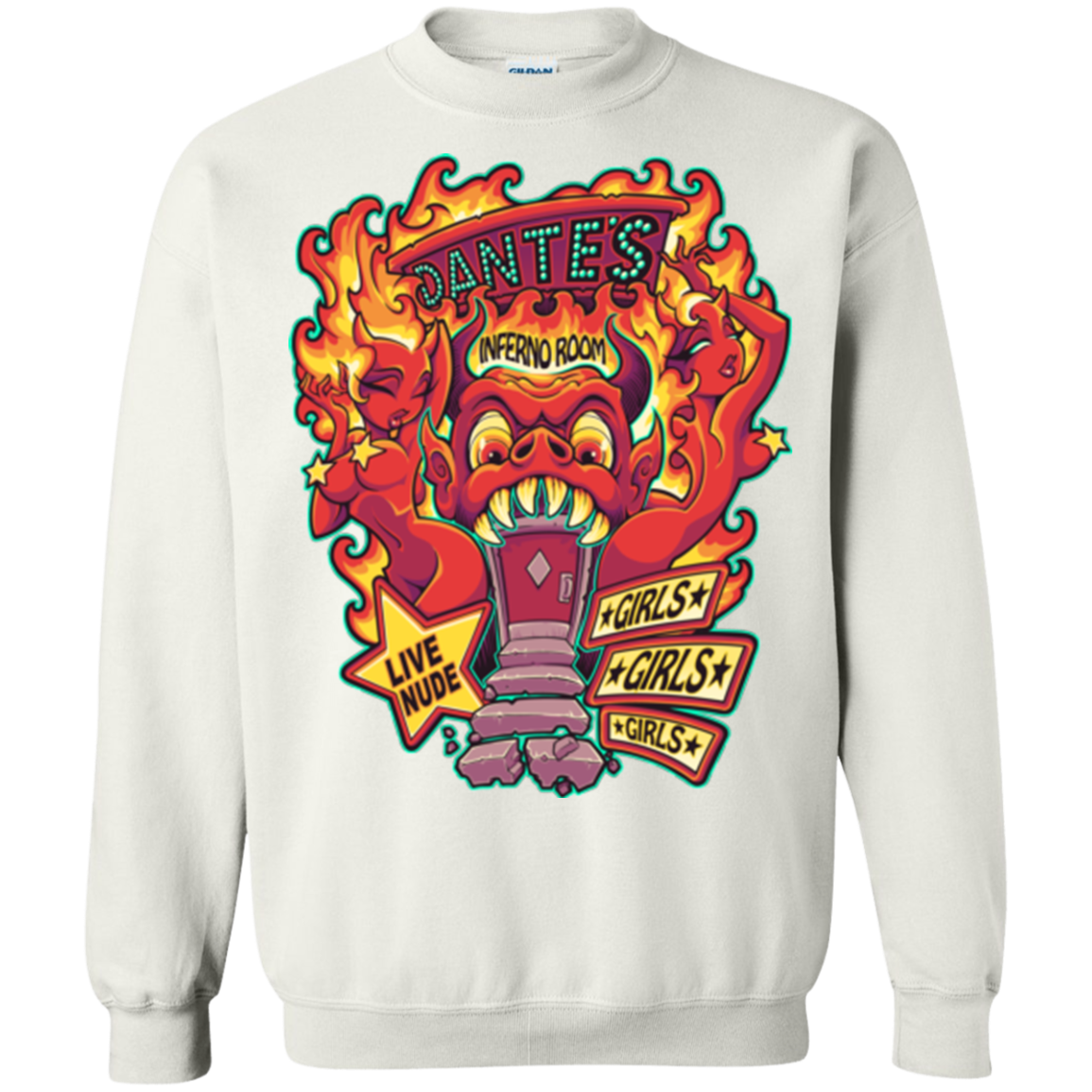 Dantes Inferno Room Crewneck Sweatshirt