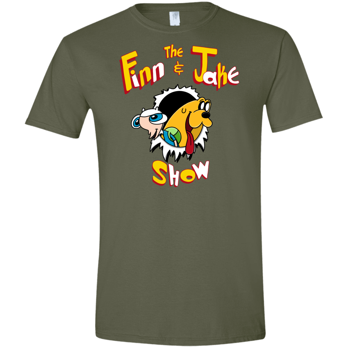 The Finn and Jake Show Men's Semi-Fitted Softstyle