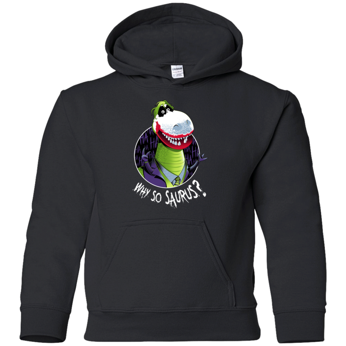 Why So Saurus Youth Hoodie