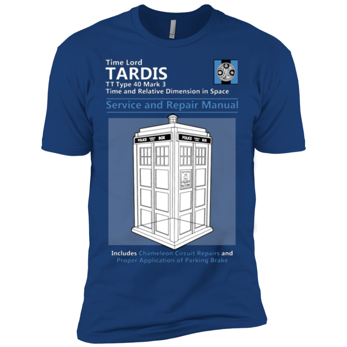 TARDIS SERVICE AND REPAIR MANUAL Men's Premium T-Shirt