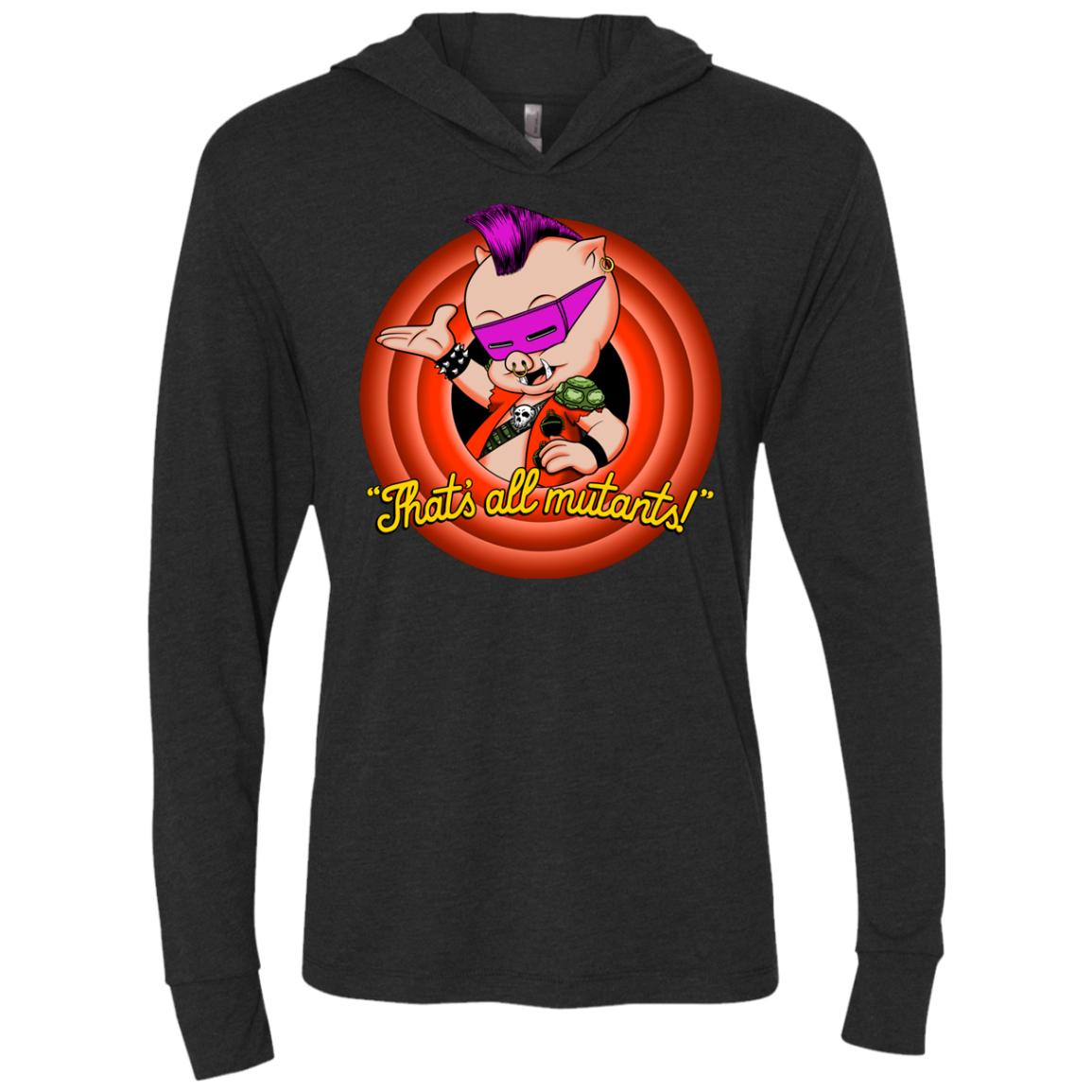 Thats all Mutants Triblend Long Sleeve Hoodie Tee