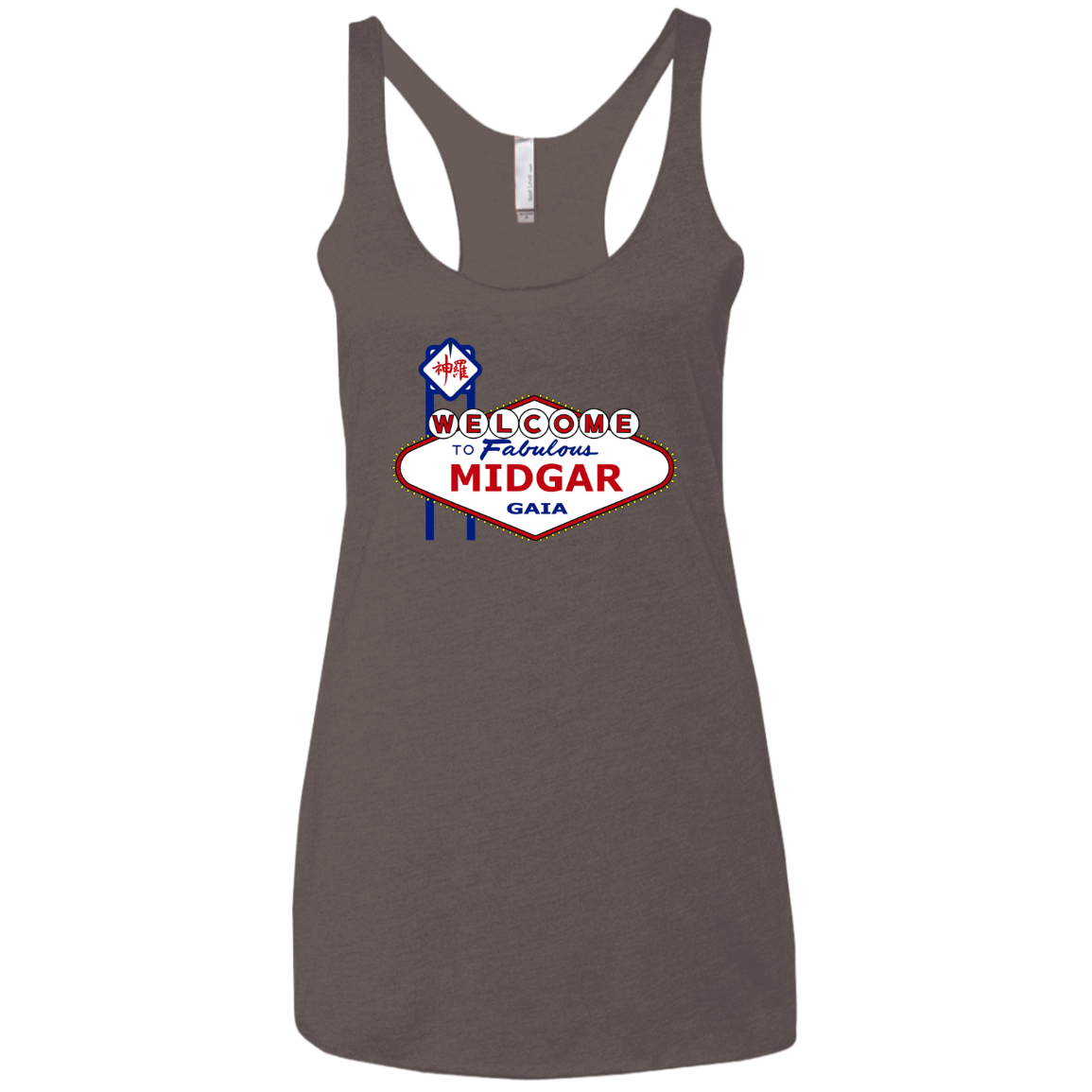 Viva Midgar Women's Triblend Racerback Tank
