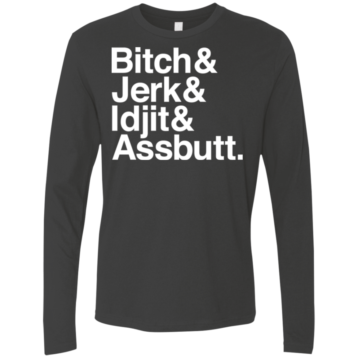 Team Free Will Helvetica Men's Premium Long Sleeve