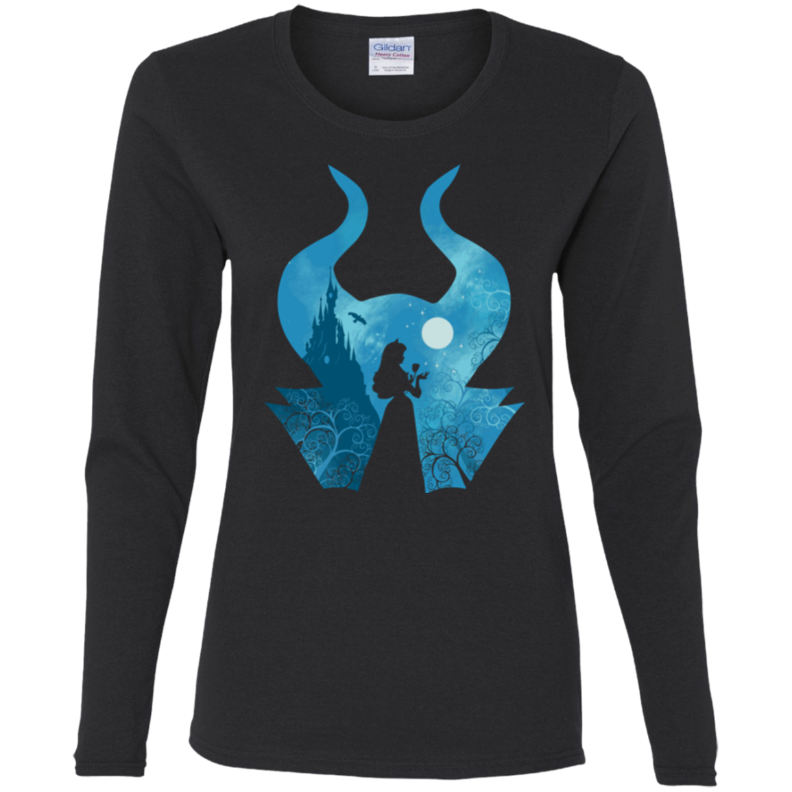 Sleeping Portrait Women's Long Sleeve T-Shirt