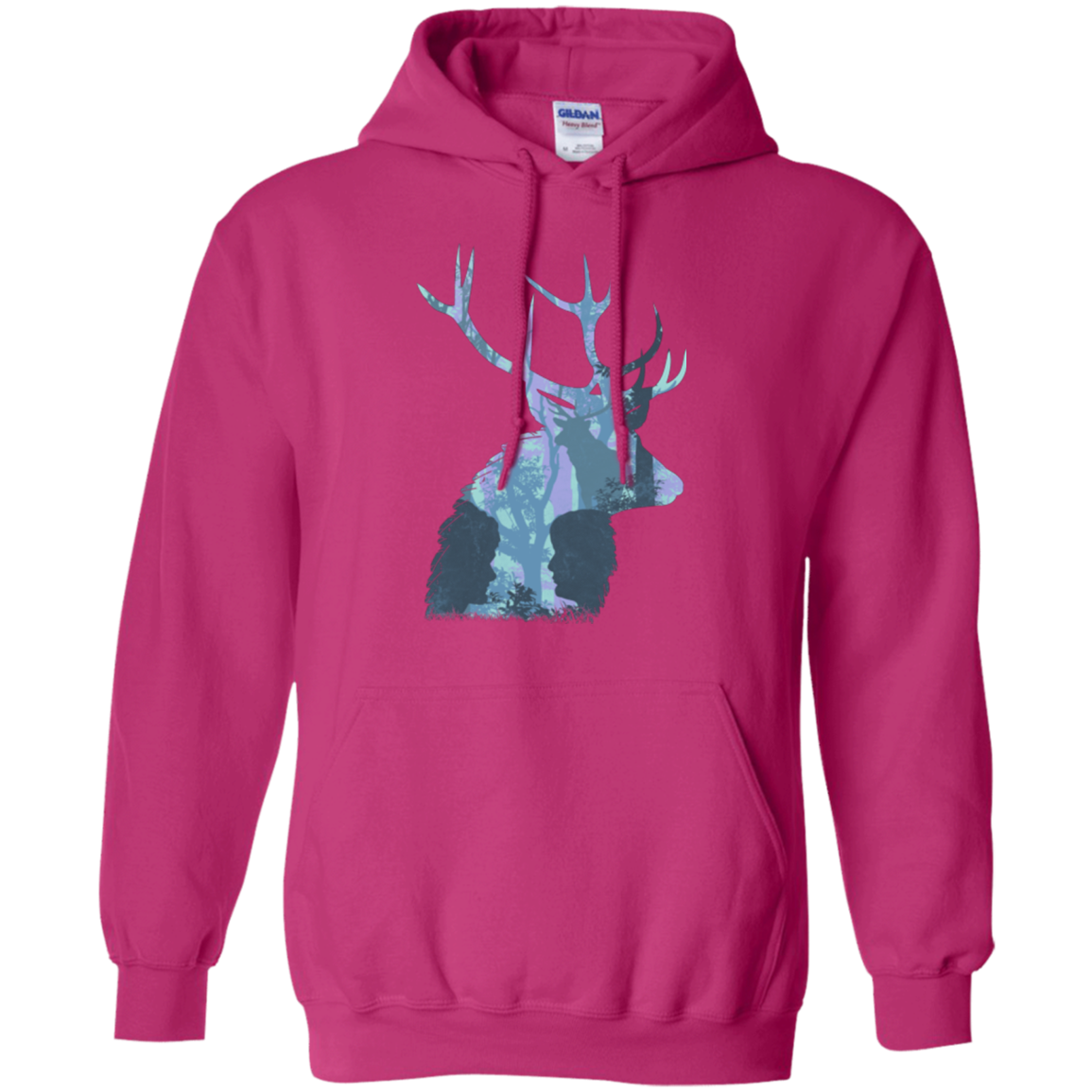 Deer Cannibal Pullover Hoodie
